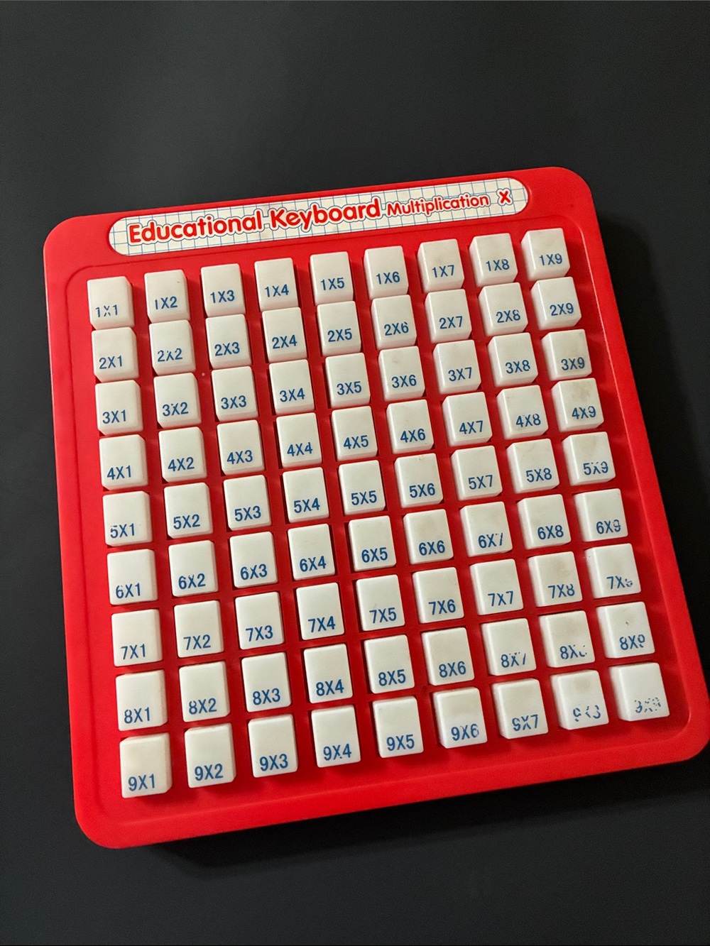 Educational Keyboard Multiplication (screen free)